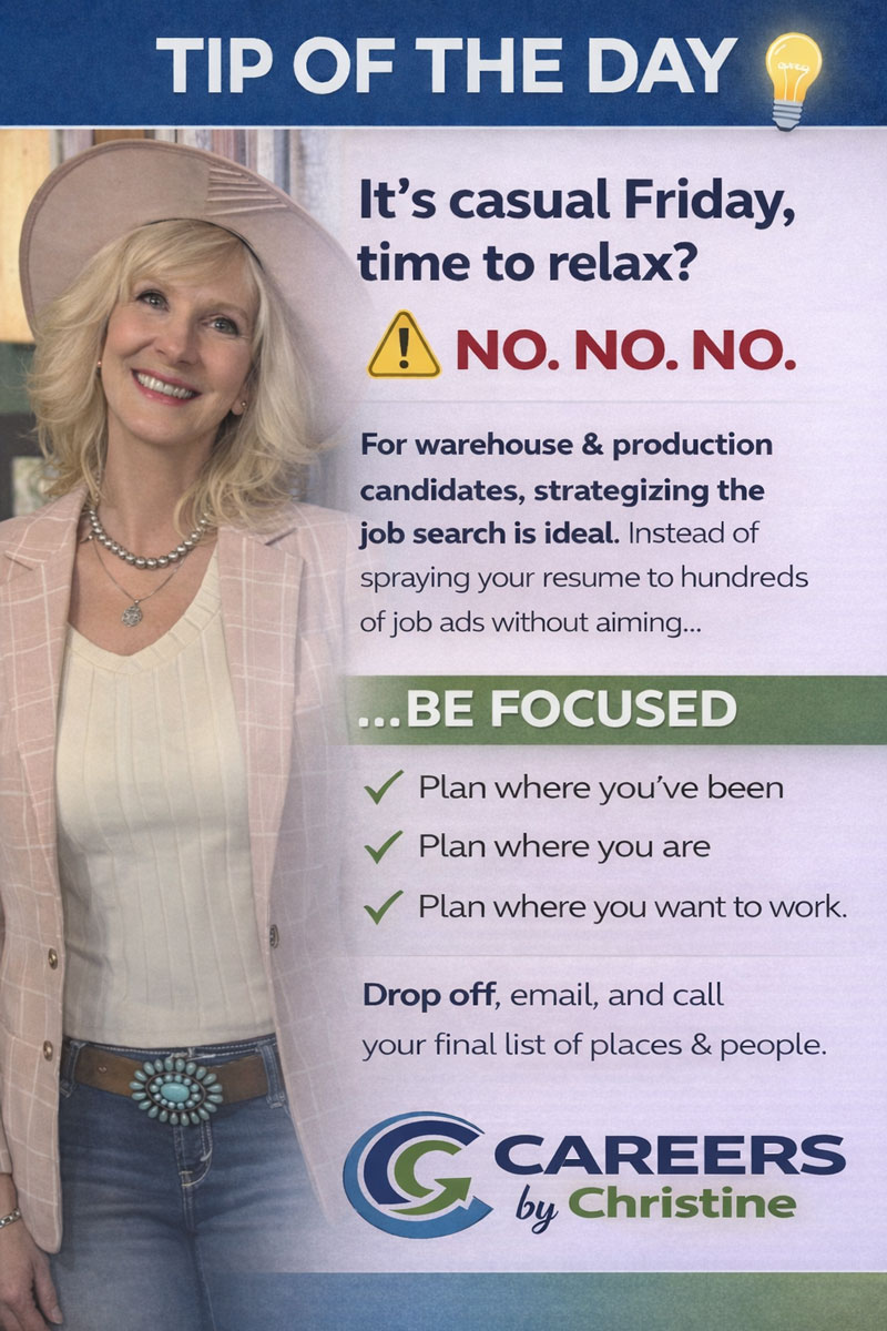 It’s casual Friday, time to relax?